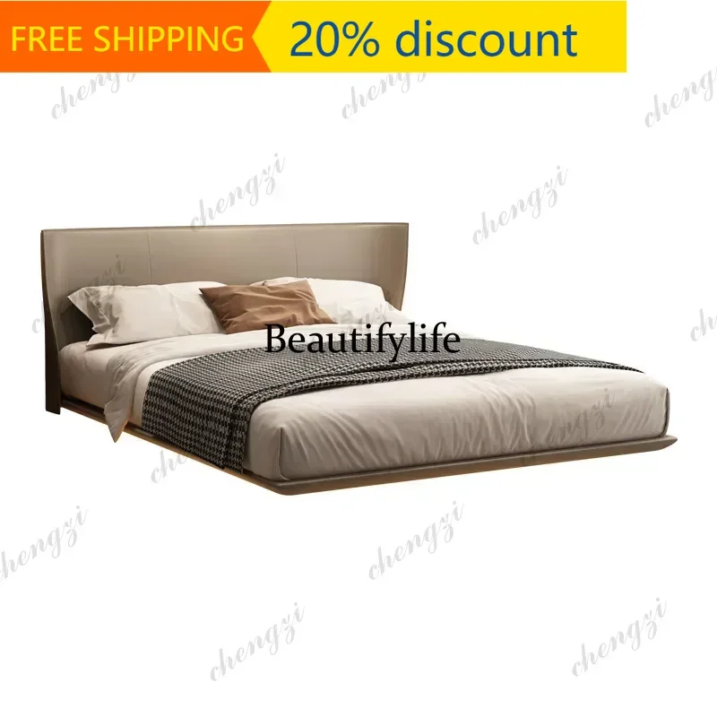 JJCC  180x200cm Lit Mezzanine Headboards Modern Luxury Home Beds On Clearance Bedroom Furniture Bed King Size Bed Frame Full Bed