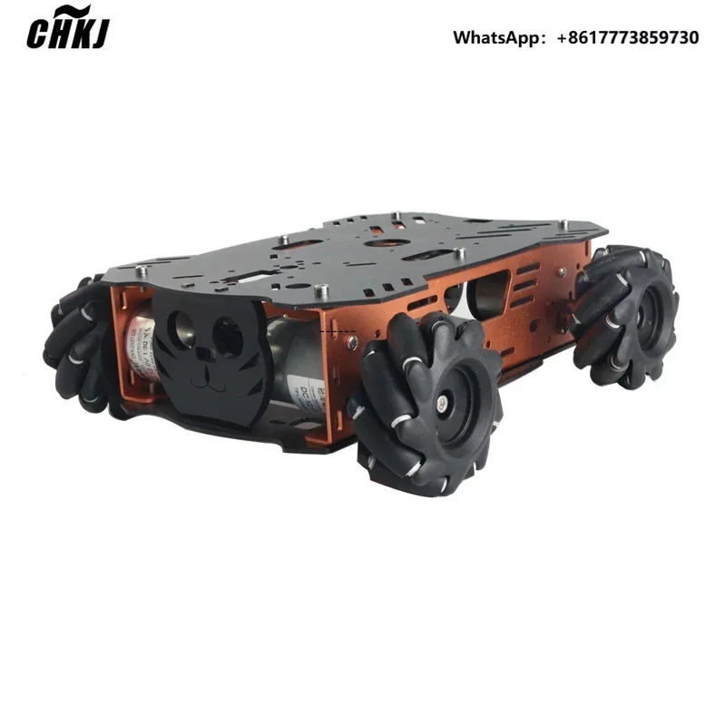 

CHKJ 8-20Kg Load RC Tank Smart Mecanum Wheel Robot Car For Arduino Robot DIY Kit With 12V Encoder Motor Ps2 Handle Project