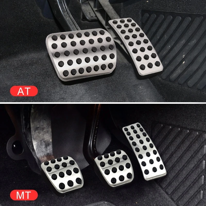 QZ For Mercedes Benz A B Class W177 V177 W247 - 2020 Car Foot Accelerator Pedal Cover Gas Fuel Brake Non-slips Pad Accessories