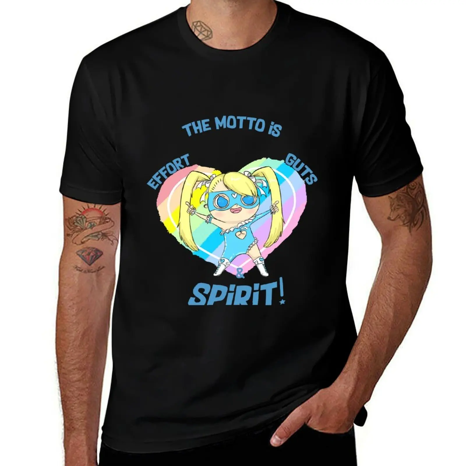 

R. Mika - Effort, Guts, and Spirit! T-Shirt t shirt man designer t shirts for man graphic funny T-Shirt