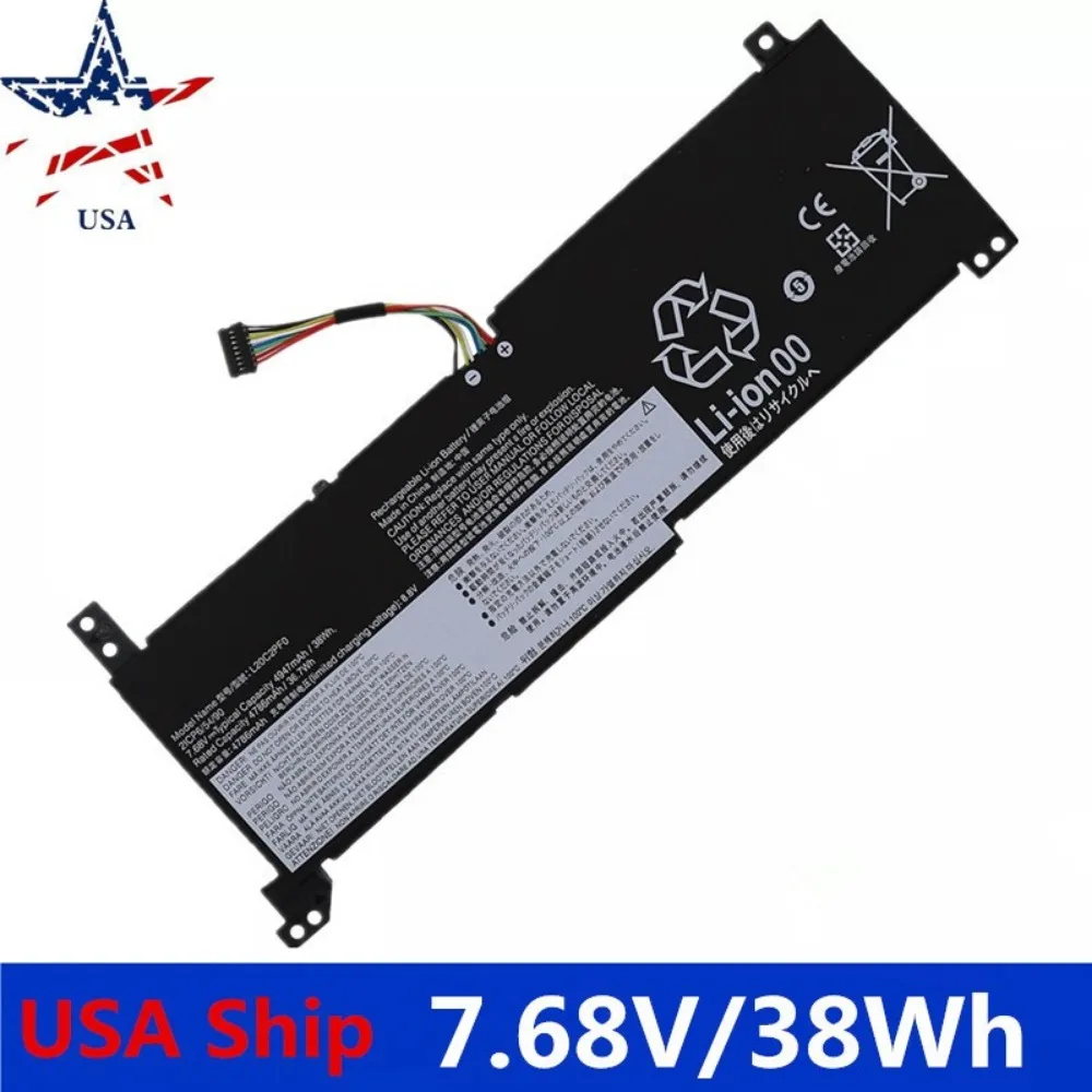 High quality Grade A Lenovo V15 G2-ITL Battery L20C2PF0 2ICP6/54/90 38Wh Laptop battery