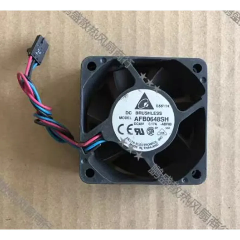 New Cooler Fan AFB0648SH 48V 0.12A  3 Wire Inverter Cooling Fan 60 * 60 * 25MM