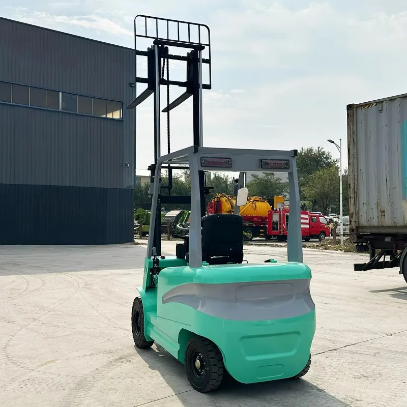 Customized Low MOQ 1t 2.5ton 3ton Electric Forklift Truck Lithium-Ion Battery LED Light 3-9m Lifting Height Indoor Woerkai