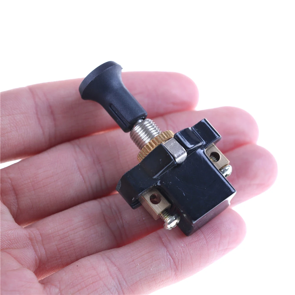 5cm*2.2cm*3cm New Durable High Performance On-Off Long Push Pull Switch 12V Screw Terminalsls