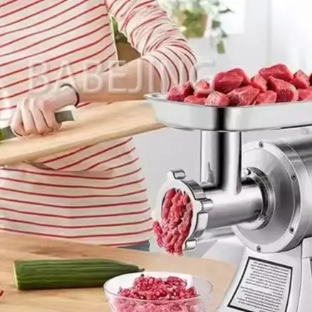 

Electric Meat Grinder Commercial Portable Stainless Steel Food Chopper for Household Vegetable And Carrot Grinding