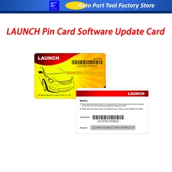 LAUNCH Pin Card Software Update Card Support For One Year Update Service for Launch Creader CRP429C/ CRP909E/ CRP909