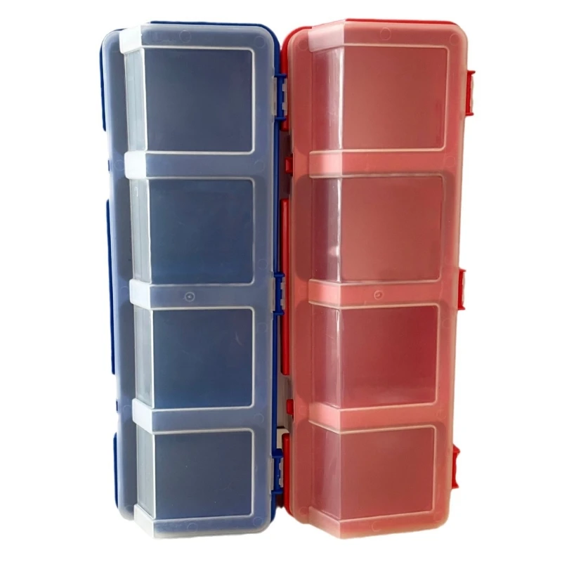 M6CF Screw Organizers Bins with Lids Plastic Hardware Box with Compartment Plastic Divided Case