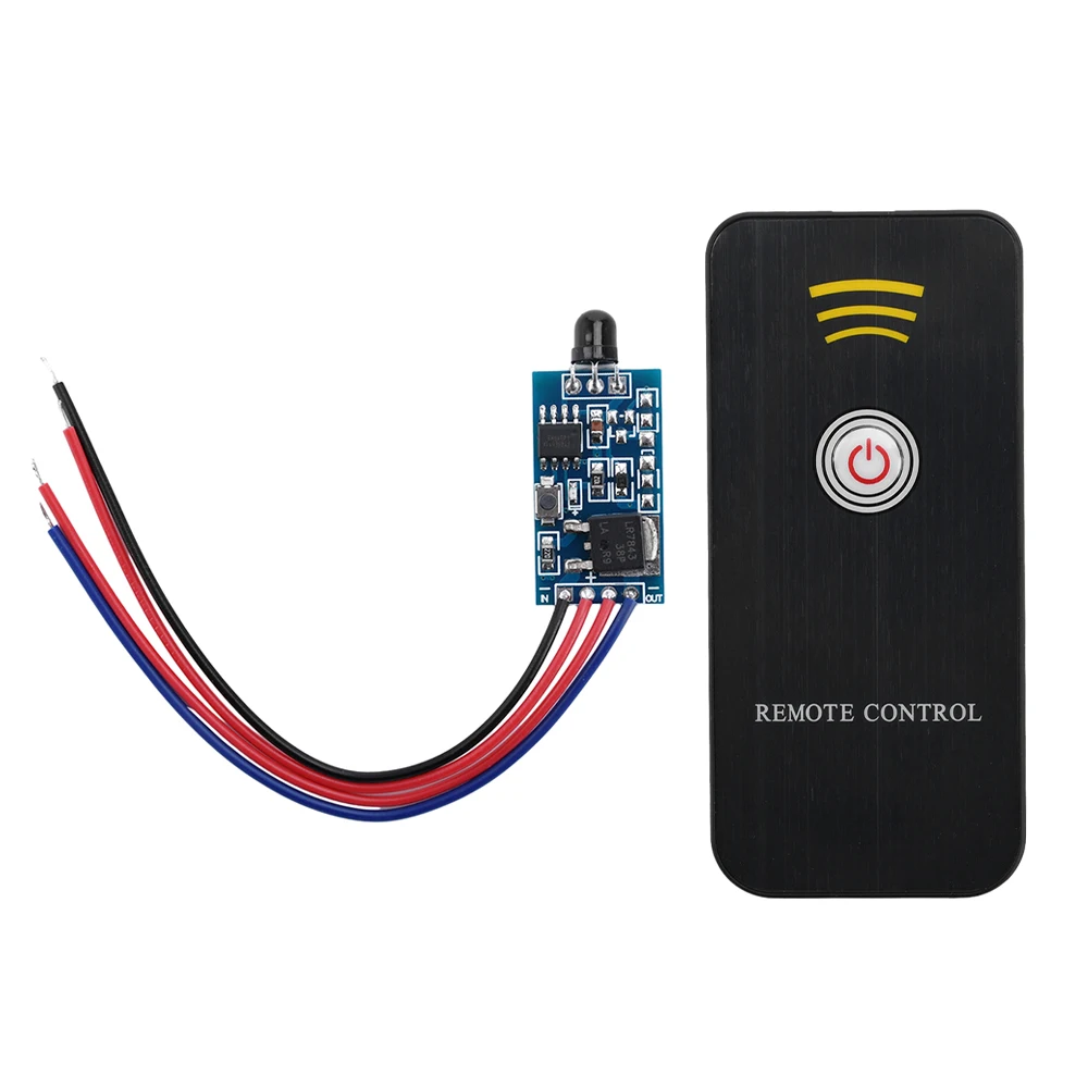 DC2.5V-5V/DC5V-24V Infrared IR Wireless Remote Control Module Kits Infrared Remote Control One Click Switch DIY Kit