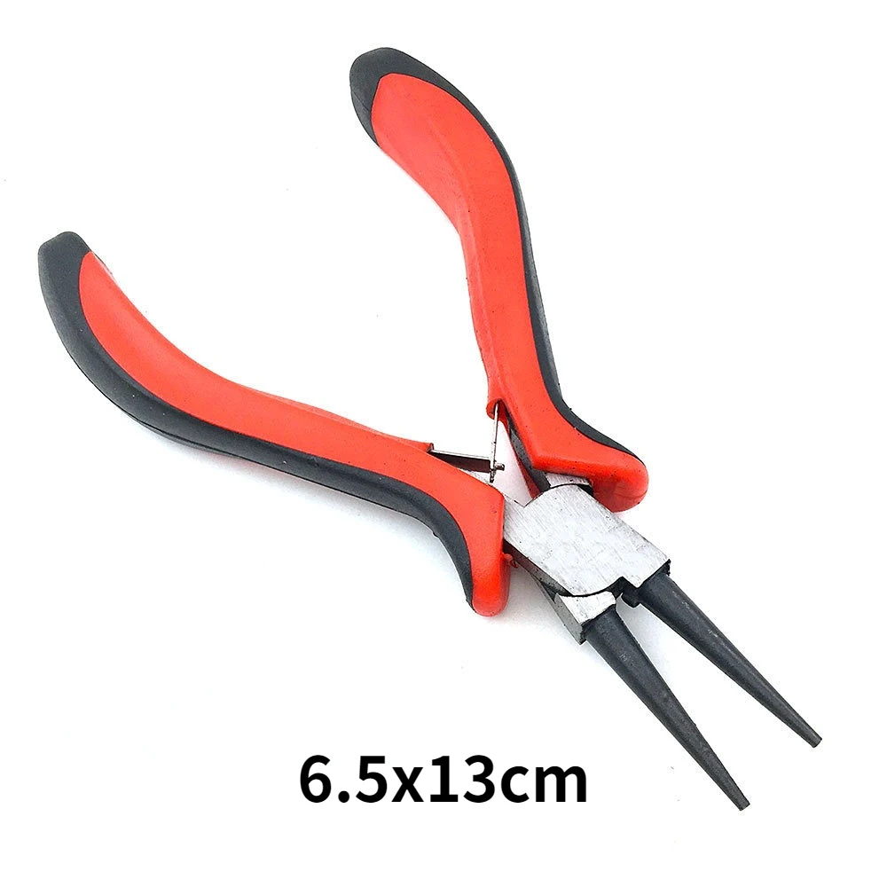 1PCS Mini Metall Diagonal Zange Runde Gebogen Spitz Cutter Für Schmuck Machen Handwerk Perlen Isolierte Zange Hand Werkzeug – Detail 8
