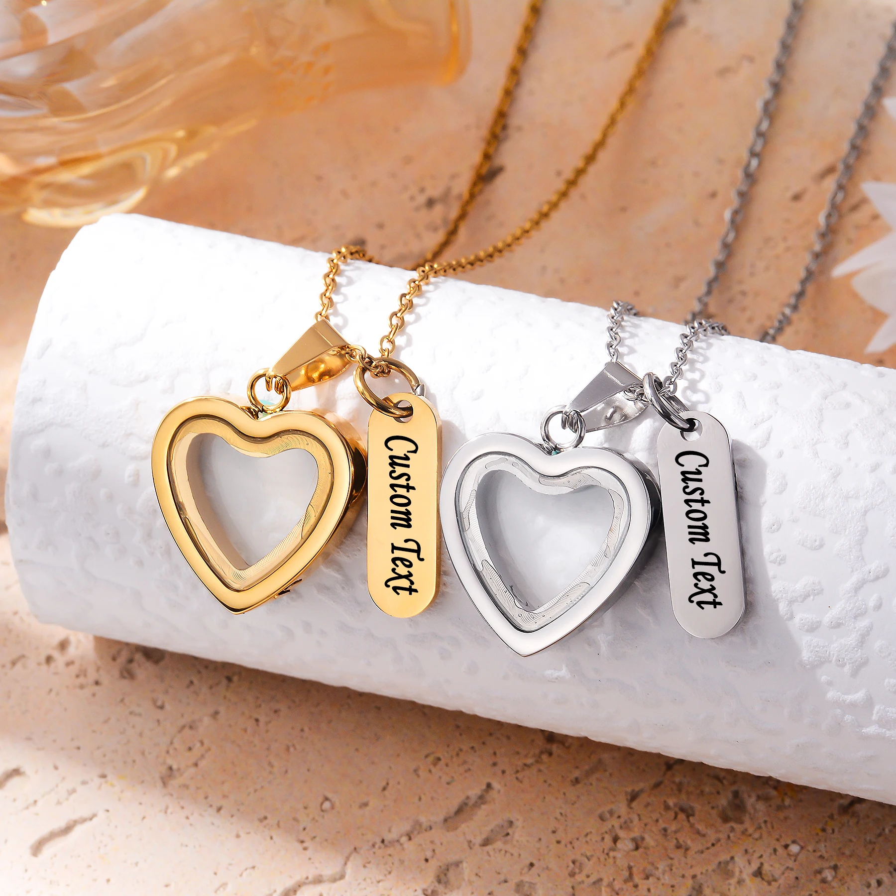 

lass Cremation Jewelry Necklace for Ashes Heart Memorial Lockets for Ashes Stainless Steel Keepsake Urn Ashes Pendants