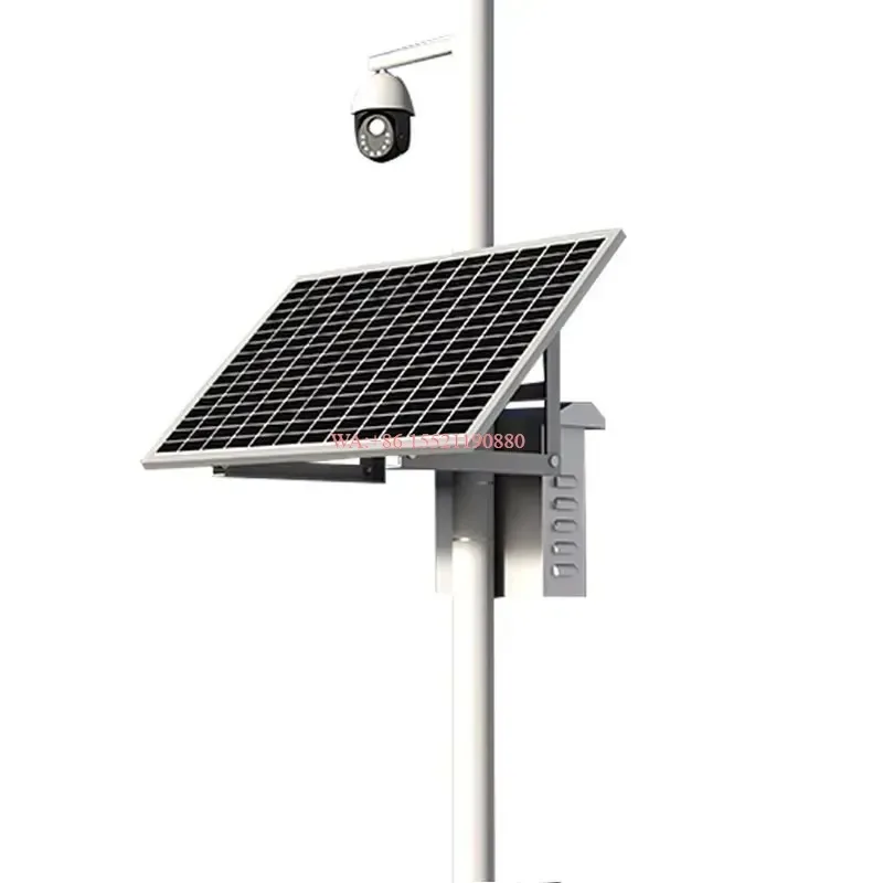WMWMNU Solar Panel Power Kit 12V DC Solar Battery System Complete Set for CCTV Camera WiFi Access Point Switch