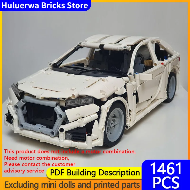 

Speed Racing Car Model MOC Building Bricks S3 Quattro Sedan Modular Technology Gifts Holiday Assemble Children Toys Suit