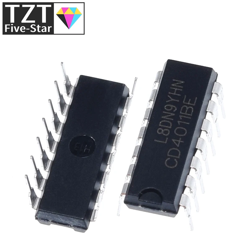 TZT 10/30PCS Voltage Regulation Module CD4011BE CD4011 4011BE