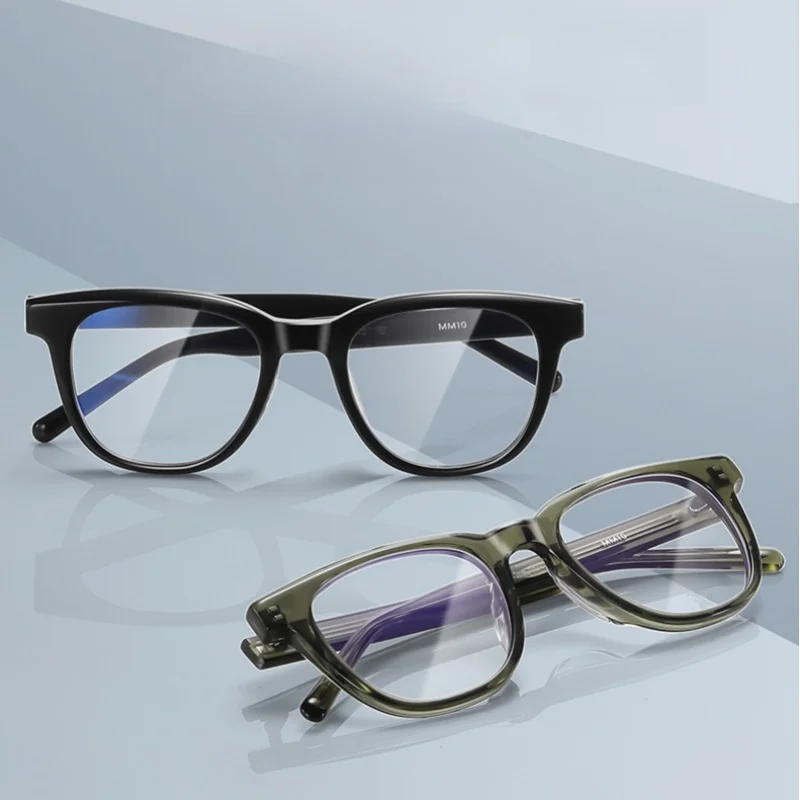 Sheet Metal Eyeglass Frame New Retro Round Men's And Women's Glasses Frame Anti Blue Light Optical Prescription Frame mm10