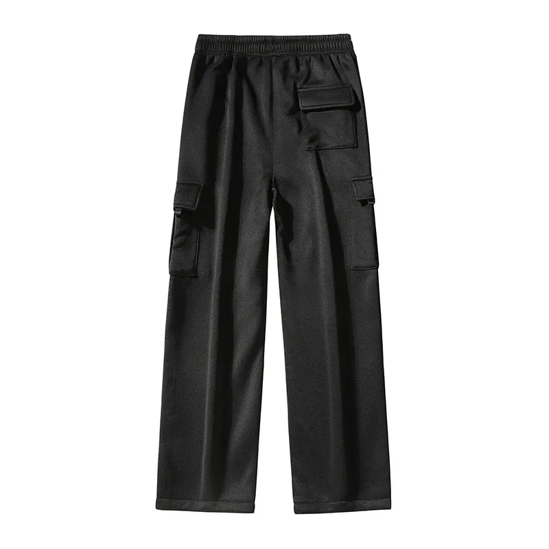 

Spring and autumn workwear pants men's trendy multi pocket casual pants Japanese style cool and stylish skinny pants