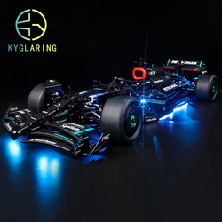 Kyg42171 Led aydınlatma seti DIY oyuncaklar için mercedes-benz AMG F1 W14 E performans araba modeli blokları yapı (hiçbir Model)