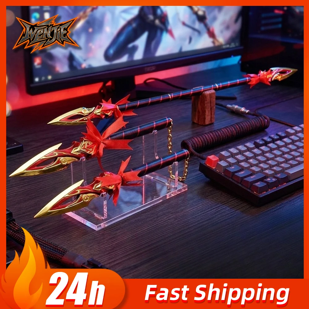 

Valorant Spear Detachable Weapons Model Multi-section Disassemble Spears Gaming Desk Decor Ornament Collectible Gift for Boy
