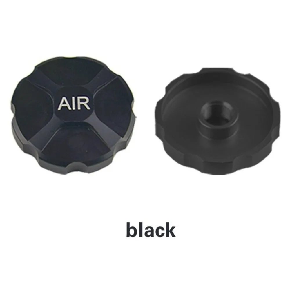 Aluminum Alloy Bike Fork Cover Cap Manual Locking Manual Lockout Bike Air Fork Nozzle Cover Prevents Power Loss Shock Absorption