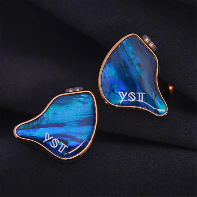 ECCI YST-02 1 المحرك المتوازن + 1 سائق ديناميكية الهجين سائق 2pin 0.78 مللي متر HiFi داخل الأذن سماعة السمعية IEMs