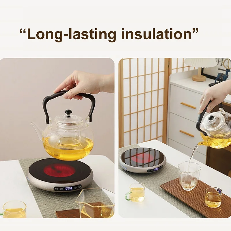 220V Ultra Thin Electric Ceramic Stove Mini Tea Stove Coffee Electric Hot Plate 1000W Heating Furnace 6 Gear Home Tea Maker