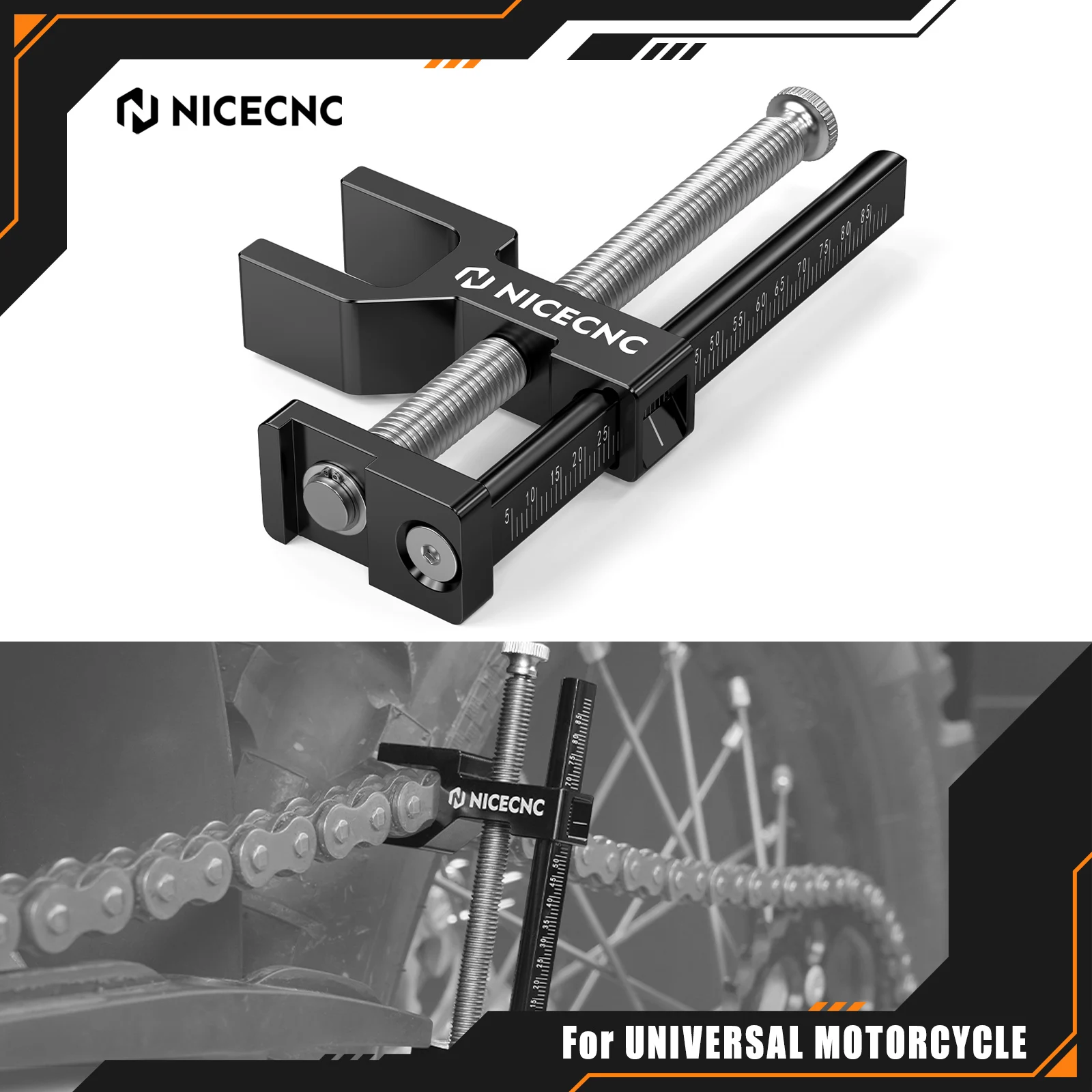 

Chain Slack Adjuster Tool For KTM EXC 300 EXCF 350 SXF 450 SXF 250 For Husqvarna TE 300 FE 250 FE 450 For GasGas EC 300 EC 250