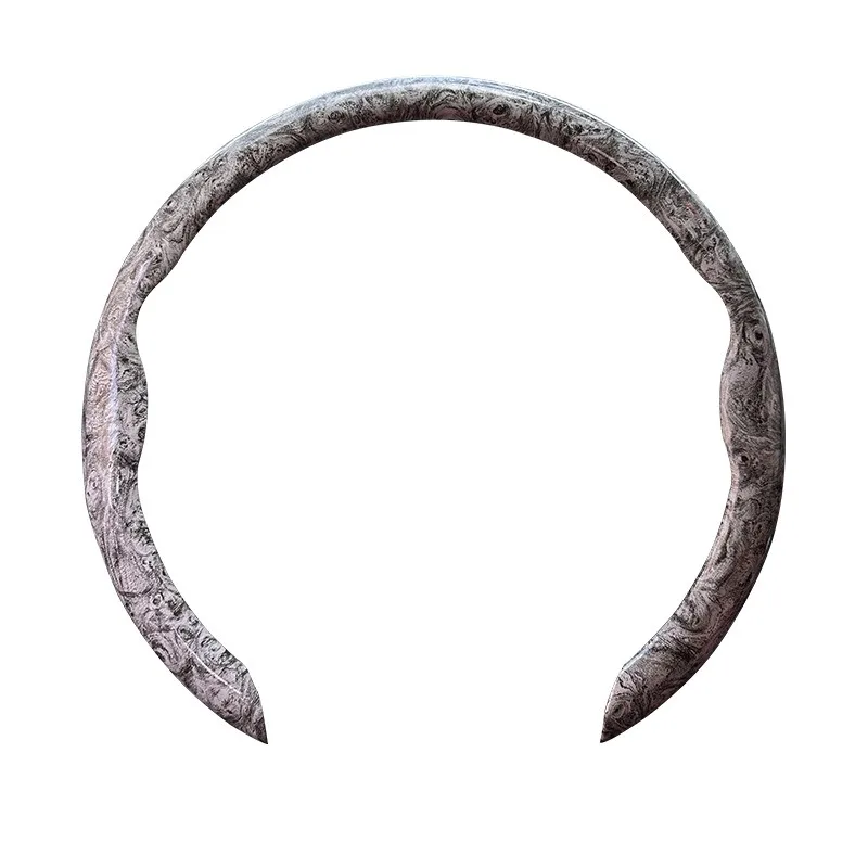 High‑Grade Wood Grain Steering Wheel Cover Ultra‑Thin Universal Non‑Slip Wear‑Resistant Auto Interior Sleeve