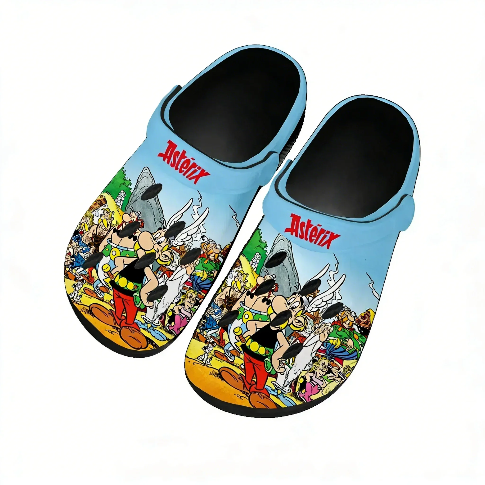 

Водные туфли Asterix Obelix для мужчин и женщин: удобные, модные, для дома и сада, сабо, сандалии на заказ, пляжные дышащие тапочки с отверстиями