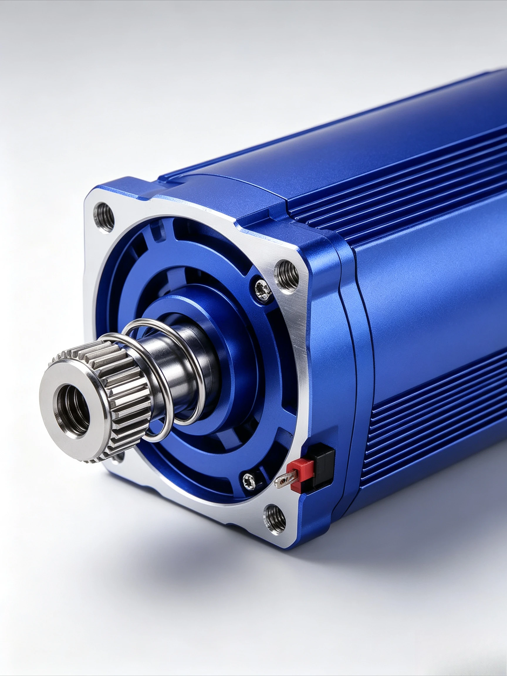 High Torque Fast Response Brushless Drive Motor, Long Shaft Design, 40000 RPM, Low Heat Output Power Component