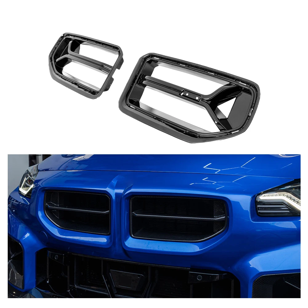 

Auto Parts Manufactory CSL Style Dry Carbon Fiber Car Front Bumper Trim Front Grille for M2 G87 2023-2024custom