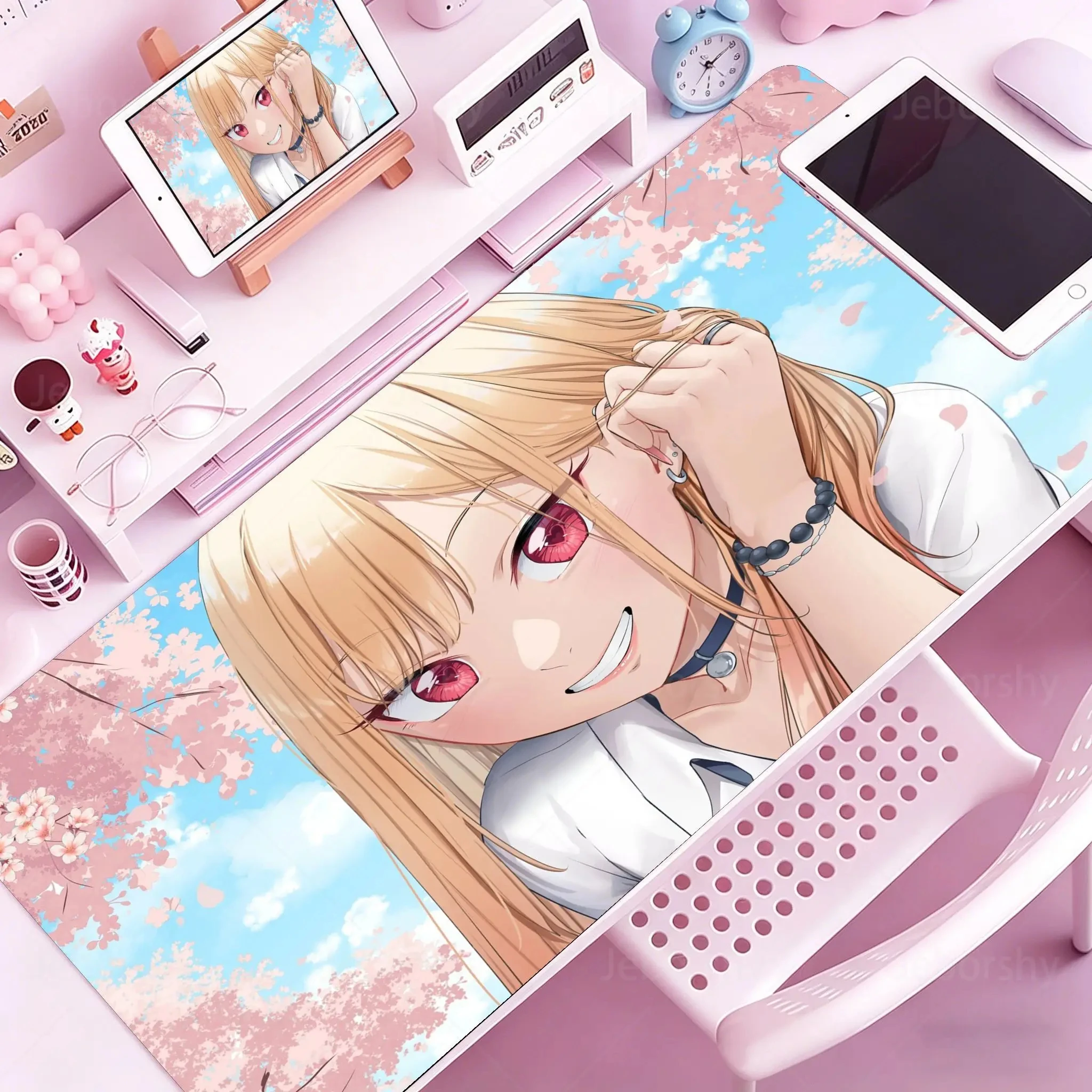 Marin Kitagawa Mouse Pad Table Mat Large Desktop Mat Mousepad Gaming Pad Speed Pc Anti-Slip Accessories Carpet