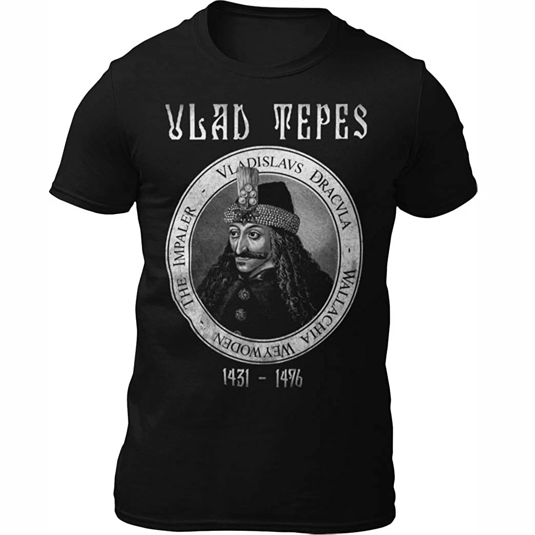 Death Is Coming. Vlad Tepes. The Impaler  Vlad Dracula T-Shirt. Summer Cotton Short Sleeve O-Neck Mens T Shirt New S-3XL