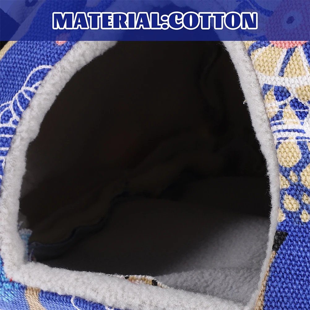 

Hamster Hanging Nest Small Animal Bed Winter Warm Hideout Cage Corner Cozy Cotton Pet Hammock For Guinea Pig Rat Parrot