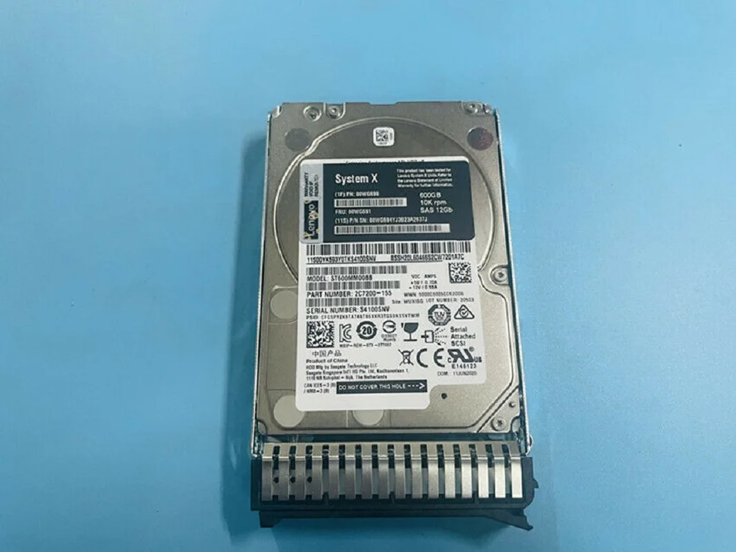 Für ibm 00 wg690 00 wg691 600gb sas 10k 12gbps 2.5 "g3hs x3650m5 Festplatte