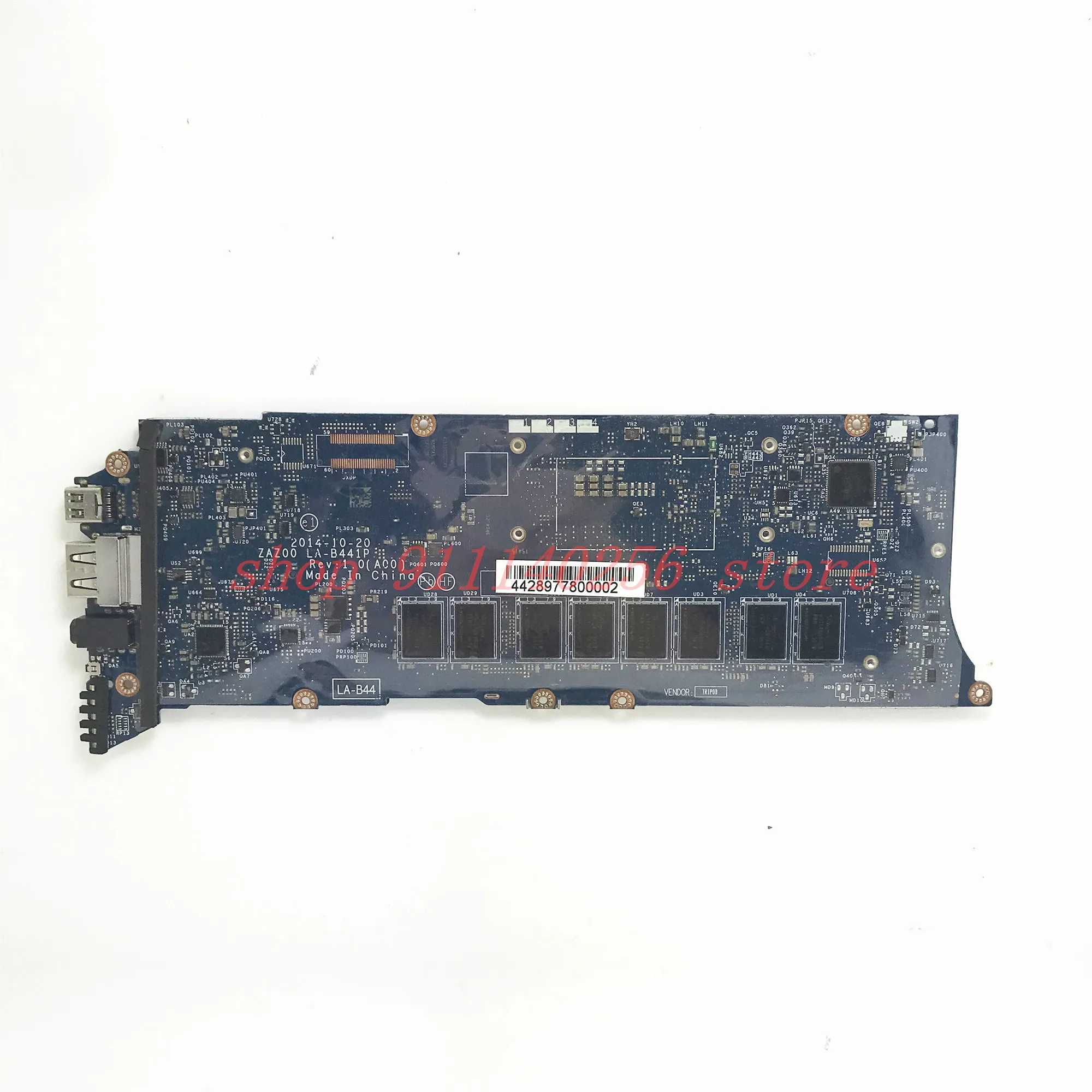 CN-0KHVRF 0KHVRF KHVRF Mainboard For DELL 9343 Laptop Motherboard ZAZ00 LA-B441P With SR23Y I5-5200U CPU 100% Full Working Well