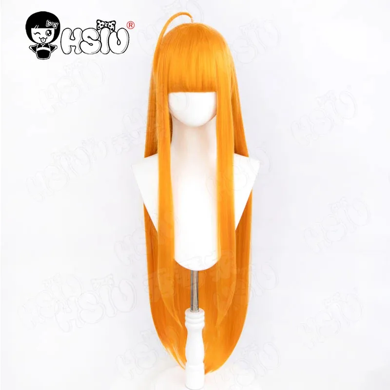 

CyFutaba Sakura Cosplay Wig HSIU 100cm Long orange hair Heat Resistant Synthetic Wig Game Persona5 Futaba Sakura Cosplay Wig