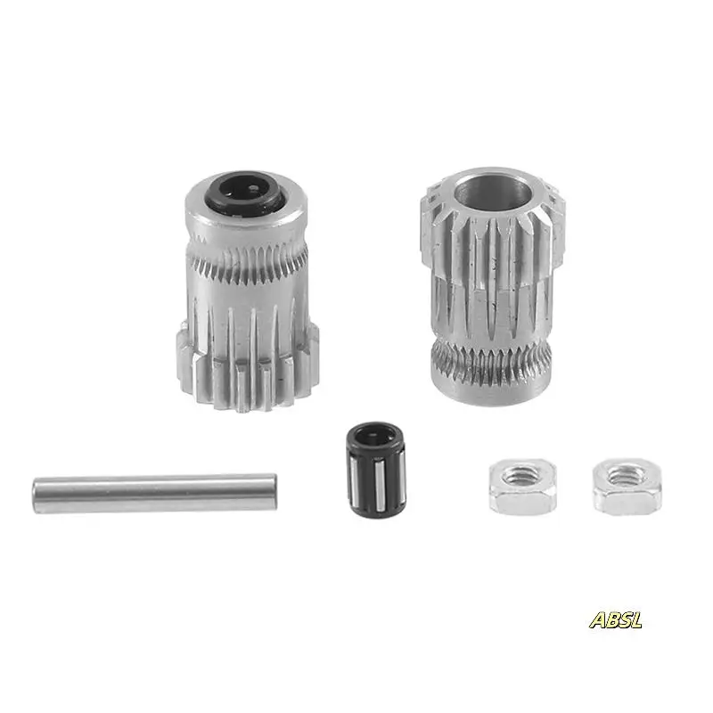 

3D Printer MK3 Drive Gear Extruder Dual Gears Kit Drive Gears Extrusion Wheel For Upgrade Prusa I3 MK2 MK2S 3D Printer