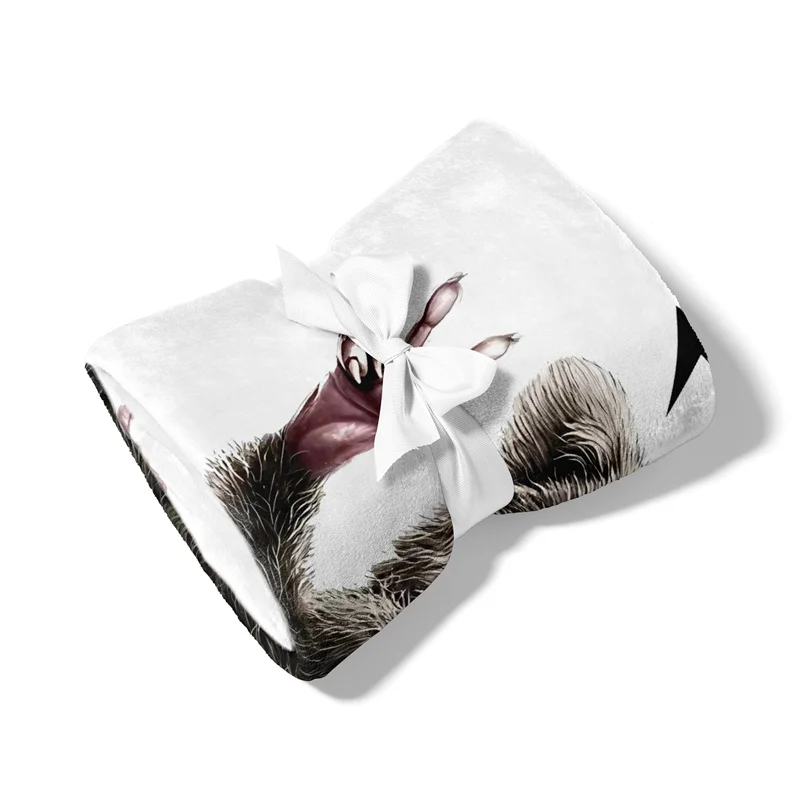 Aertemisi Unhinged and Feral Raccoon Funny Meme Gen Z Pet Blanket for Small Medium Large Dog Cat Puppy Kitten Couch Sofa Bed