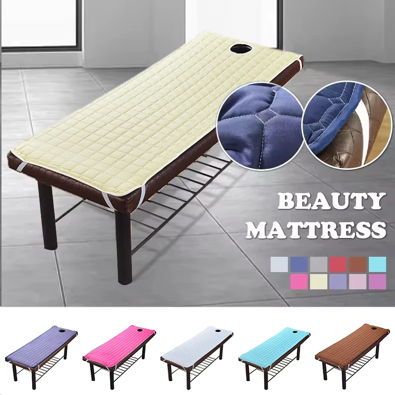 

1PC Soft Polyester Massage Table Sheet Elastic SPA Treatment Cover with Face Hole for Relaxation Beauty Salon Mattress Couch