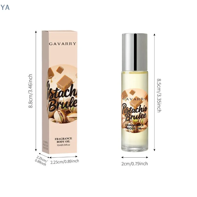 

[Y]Pistachio Brulee Roll-on Fragrance Oil Long Lasting Women's Fragrance Body Oil Portable Mini Fragrance For Daily Use