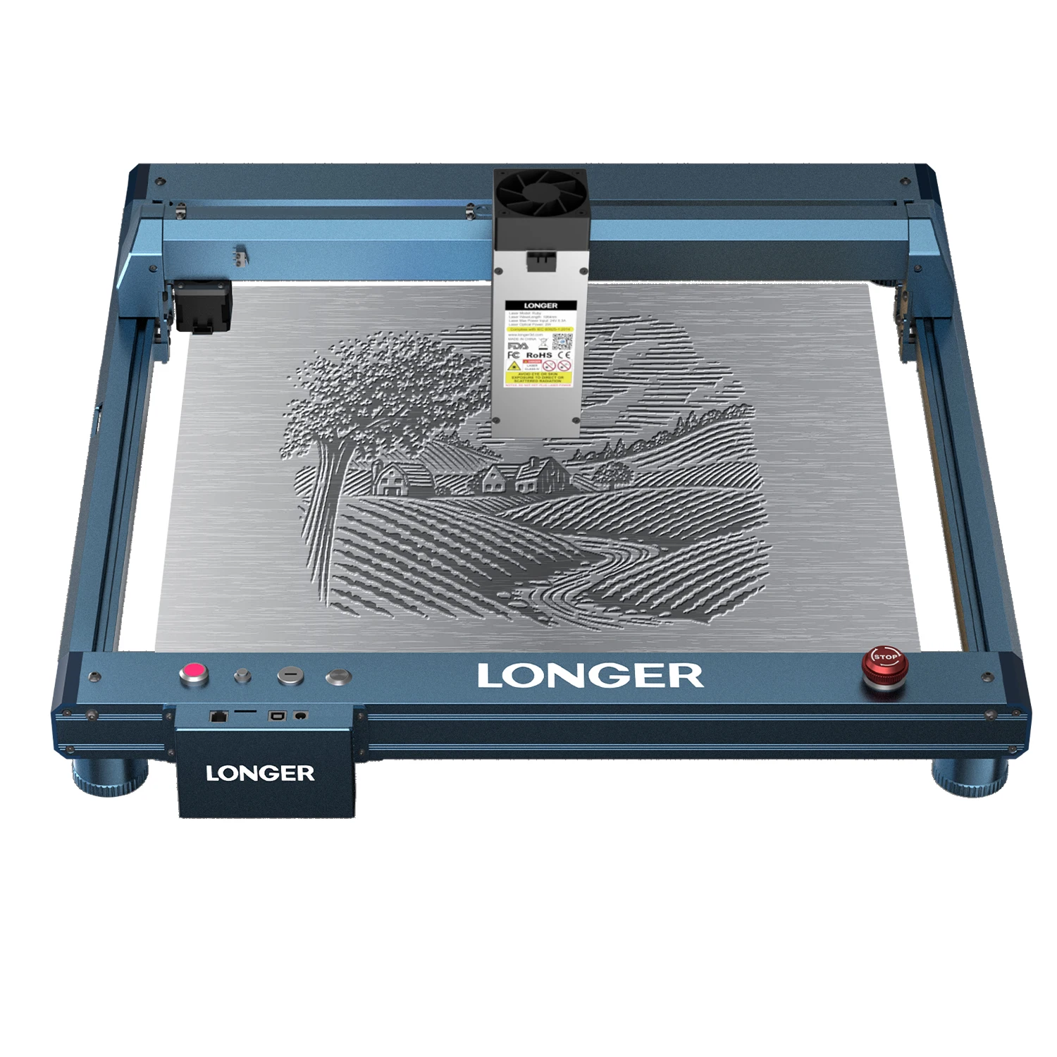 

Longer Laser B1 Ruby Ultimate Pulsed Infrared Laser Engraver