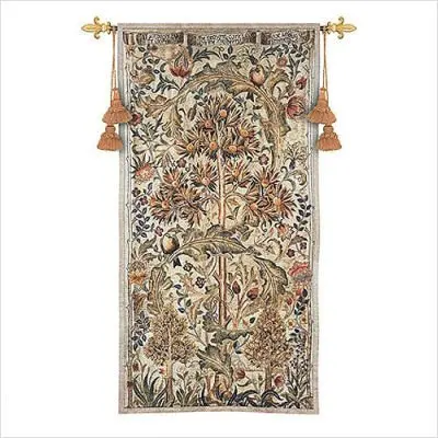 Summer Quince  Arts and Crafts  William Morris Cotton Woven Tapestry Wall Art Hanging