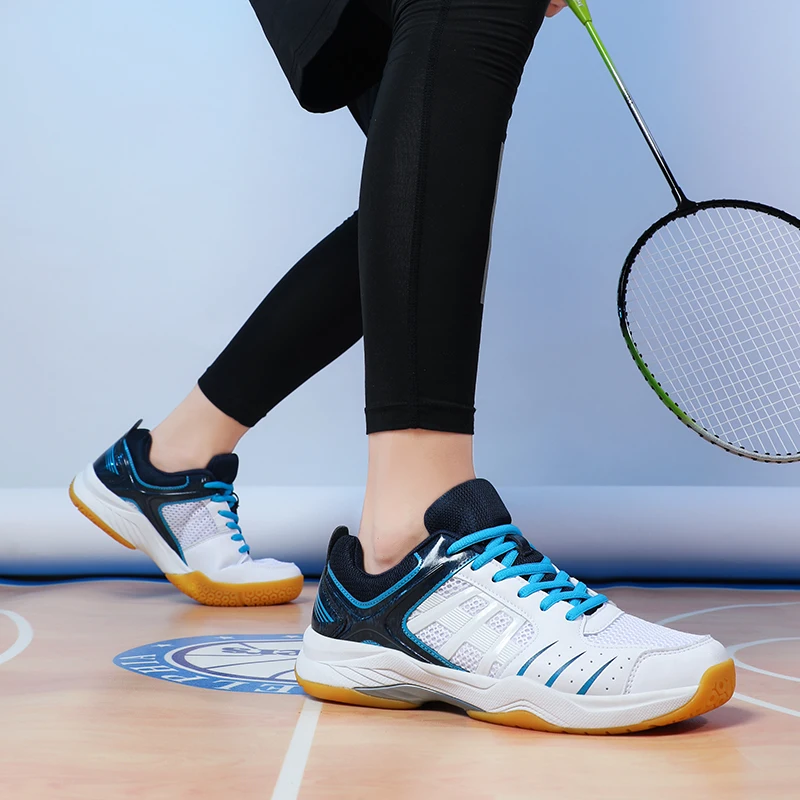 Spring Summer Outdoor Tennis Shoes for Men Big Size 36-47 Unisex Badminton Sneakers Breathable Women Table Volleyball Shoes