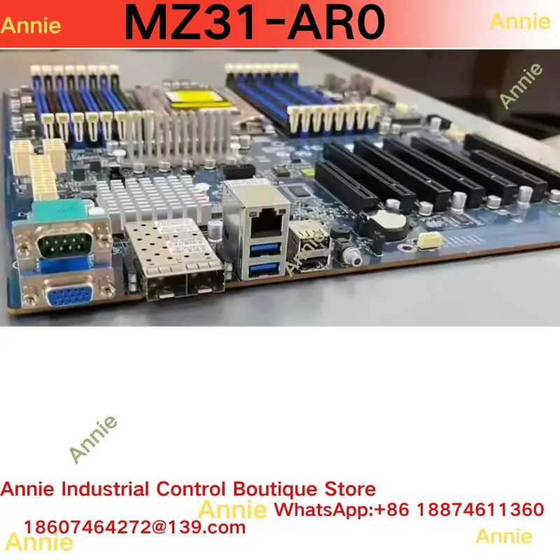 Second-hand test OK  Gigabyte MZ31-AR0 server motherboard is compatible with AMD EPYC 7003/7002 series processors