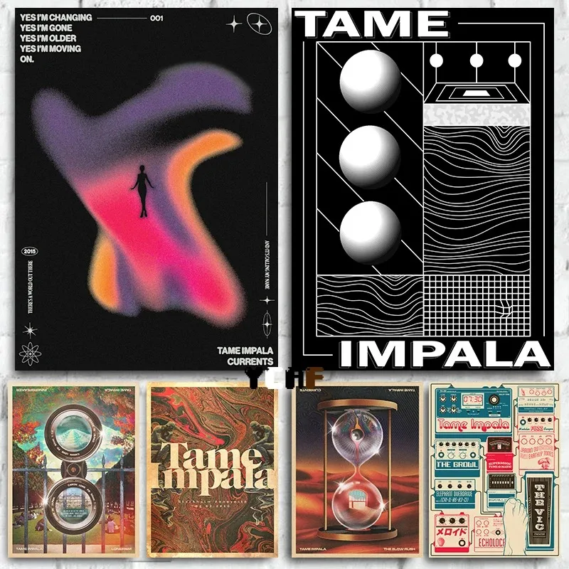 Zahme Impala Poster Leinwand druck zahm Impala Album Musik Wand dekoration Musik ästhetische Drucke