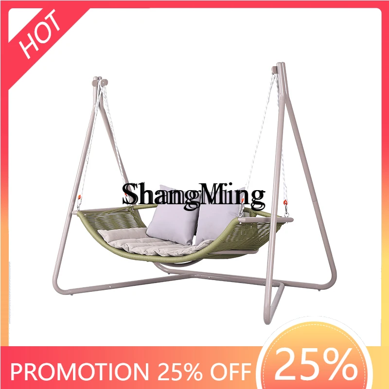 

FG good-looking Outdoor Swing Hanging Basket Rattan Chair Indoor Hammock Cradle Chair Balcony Courtyard Swing