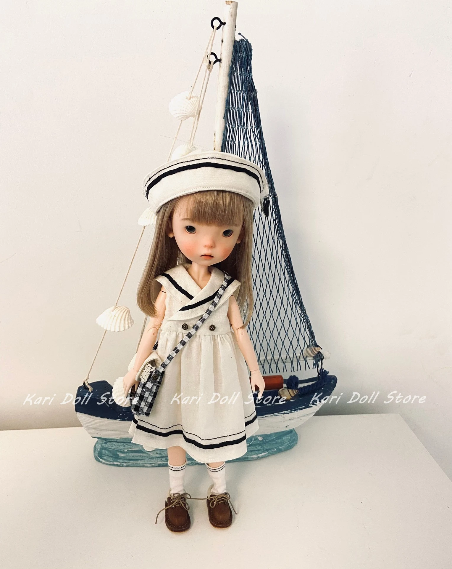 

Kari Doll Одежда и юбки 2025 Темно-синее платье сумка детский костюм для куклы Landazz Landoudou