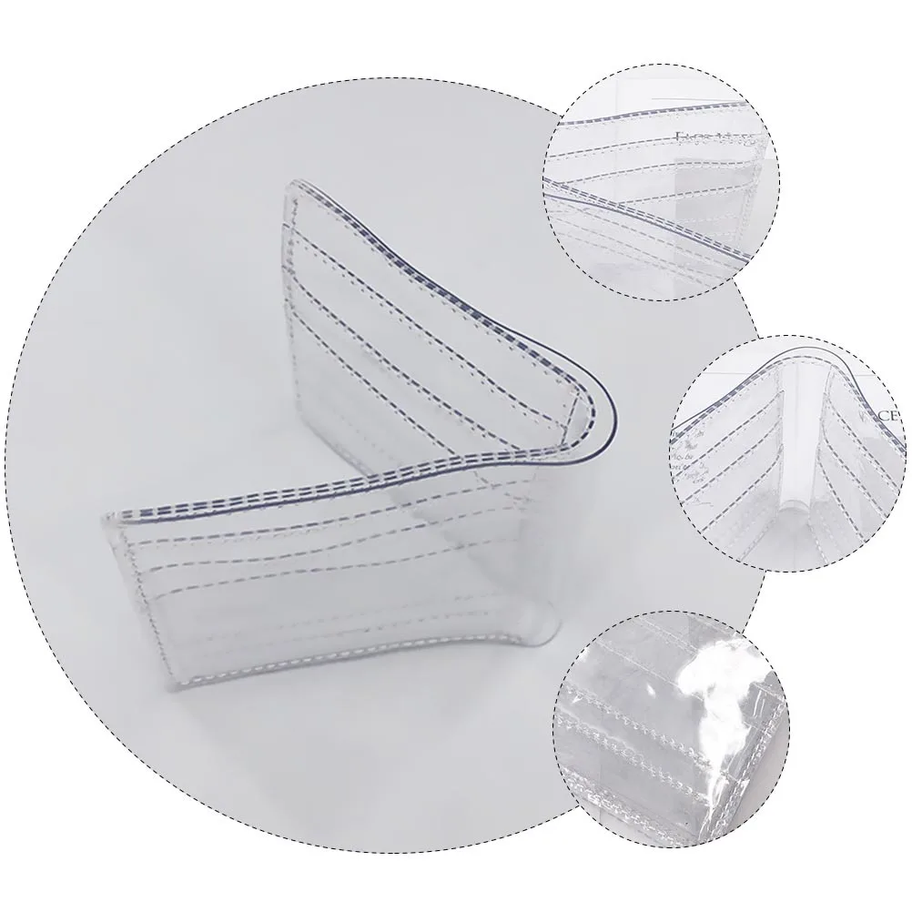 

PVC Transparent Cards Purse Premium Durable Compact Lightweight Practical Change Purse Portable Clear Cards Holder Organizer