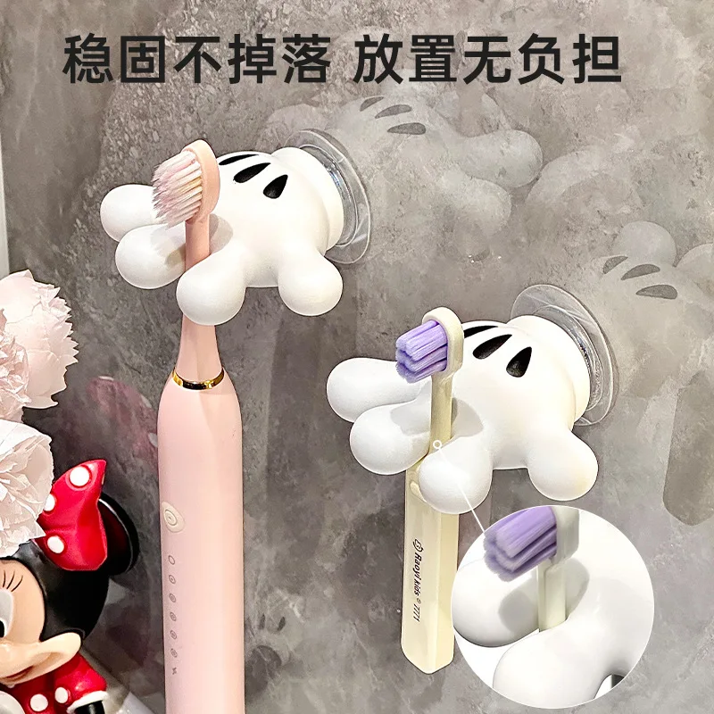 Cute Disney Mickey Storage Rack Cute Multifunctional Storage Rack Kawaii Car Adhesive Hook Data Cable Storage Car Hook