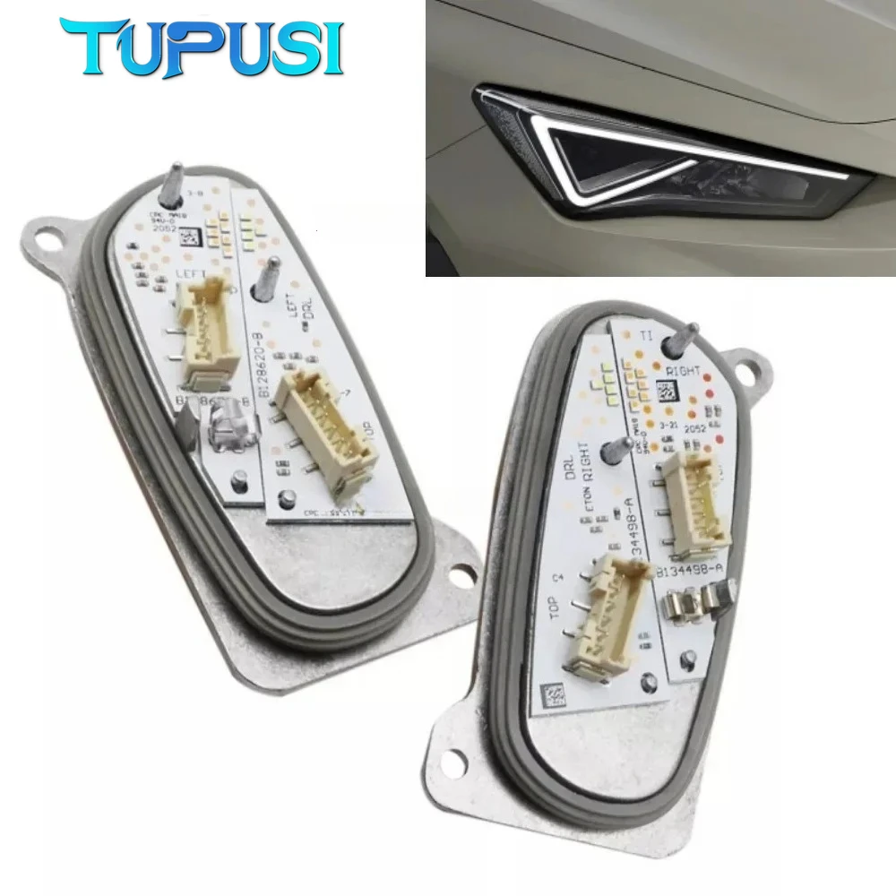 

Для SEAT Leon Formentor Cupra 5FJ941475 5FJ941476 B134498-A: Светодиодная фара DRL с радиатором и модулем указателя поворота