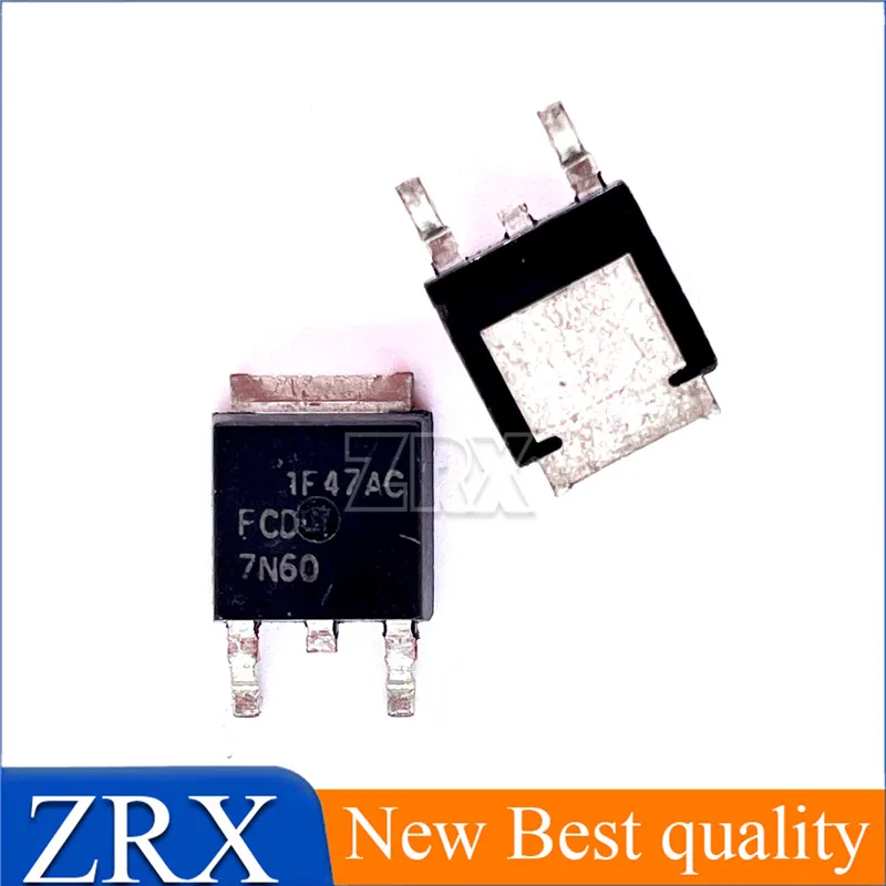 5 Teile/los Neue Original FCD7N60 FQD7N60 07N60c3 Patch Feld Wirkung Rohr ZU-252 Integrierte schaltung Triode In Lager